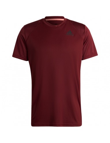 Adidas Club Bordeaux T-shirt til Tennis - Stilfuldt og Komfortabelt 